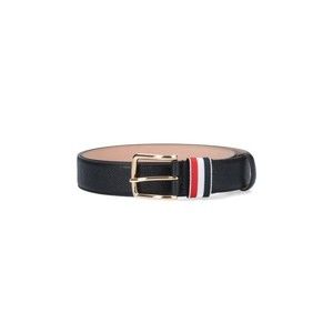 Thom Browne Striped Loop Belt – Black - NWT